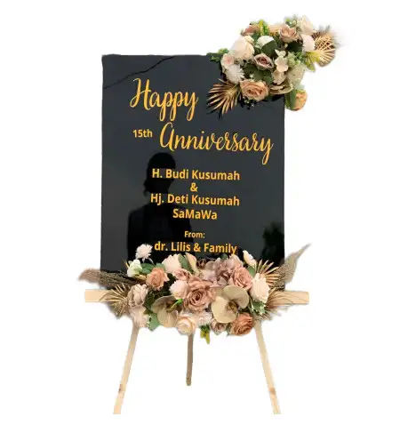 Papan Bunga Akrilik Kiarapayung